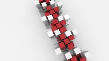 küp kırmızı beyaz tasarım modern