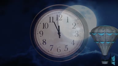 ay saat saat gece bulutlar