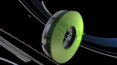 Yüzük soyut mühendislik daire