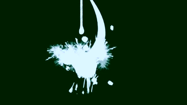液体のペイント アートの背景の色 — ストック動画