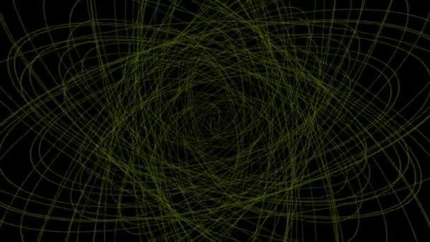Ringen omcirkelen lijnen abstract — Stockvideo