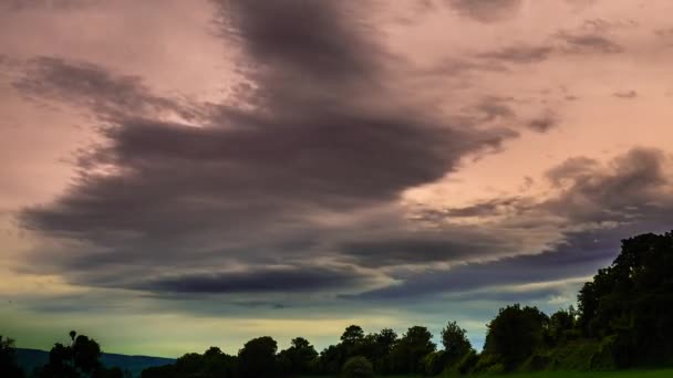 Nubes estado de ánimo cielo naturaleza atmósfera — Vídeo de stock