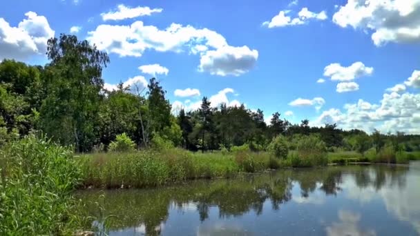 lac nuages été nature ciel 