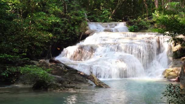 Cascada agua paisaje naturaleza — Vídeos de Stock