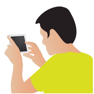 cep telefonu vektör tasarımına göre fotoğraf çek