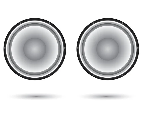 Circle Speaker Vector Design — Stock Vector