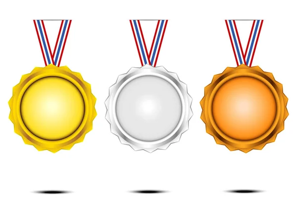Conjunto Vectorial Medallas — Vector de stock