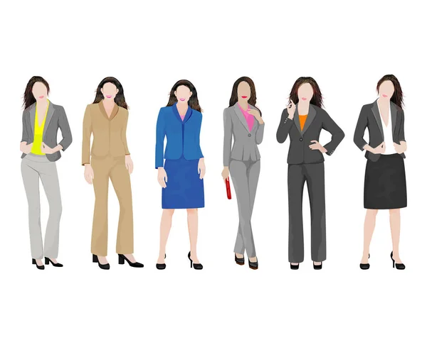 商业女性向量设计 — 图库矢量图片