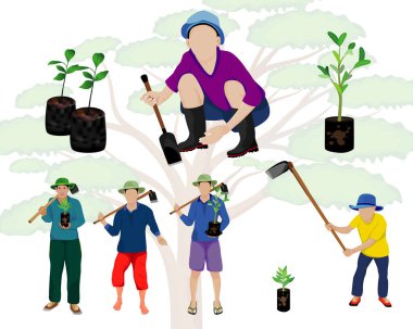 İnsanoğlu küresel ısınmayı azaltmak için ağaç dikiyor