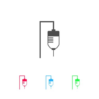 Tezgah simgesini bırakın. Beyaz arkaplanda renkli resim. Vektör illüstrasyon sembolü ve bonus simgeleri