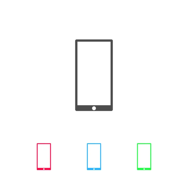 Icône Gadget Mobile Plat Pictogramme Couleur Sur Fond Blanc Symbole — Image vectorielle