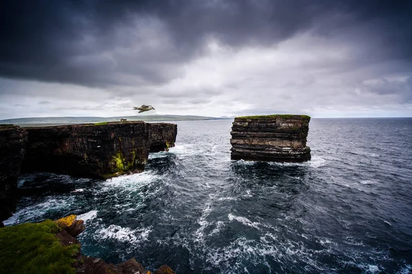 Patrick Head unter stürmischem Himmel — Stockfoto