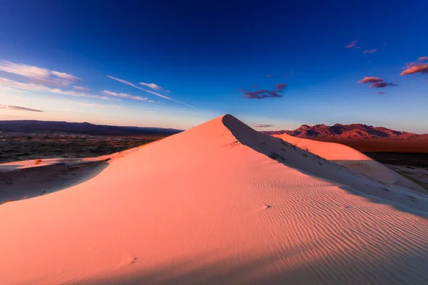 Kelso Dune Στο Ηλιοβασίλεμα — Φωτογραφία Αρχείου