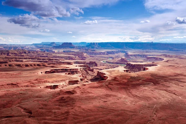 Kanionlandy Formacja Geologiczna Rzeźbiona Przez Green River — Zdjęcie stockowe