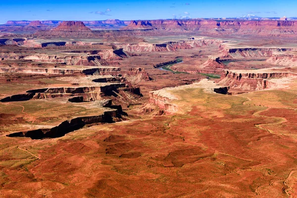 Zielona Rzeka Parku Narodowym Canyonlands — Zdjęcie stockowe