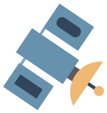 Radar izole vektör simgesi