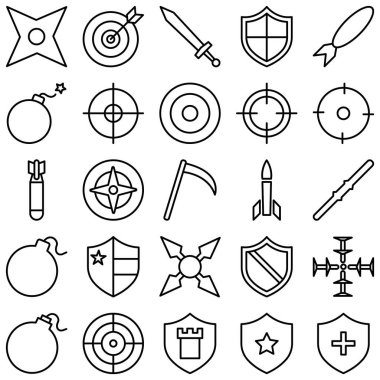 Silah İzole Vektör simgesi her bir simgeyi kolaylıkla düzenleyebilir ya da düzenleyebilir