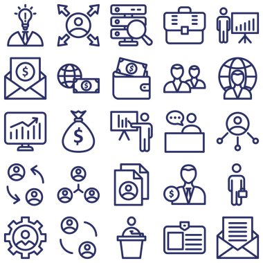 Kurumsal Vektör İzole edilmiş Vektör simgeleri her bir simge kolayca değiştirilebilir veya düzenlenebilir