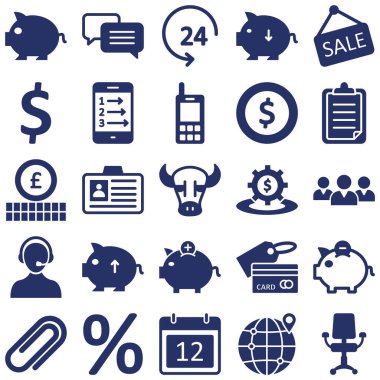 Ticaret ikonu Vektörü ile karşı karşıyayız. Bu simge paketleri sizi iş sitenize, uygulama ikoniğine hazır hale getirmek için tasarlandı. Bunlar iş, resmi donanım ve ticaretle ilgili..