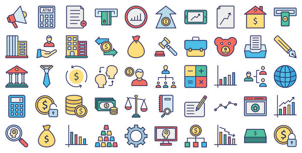 We are up with trade icon Vector. These trade icons pack is intended to make you ready to get your business site, application iconic. These are pertinent to business, official hardware, and trade.