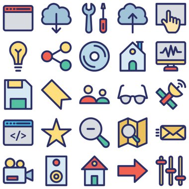 Kolayca değiştirebilen ya da düzenleyebilen İnternet Bağlantısı İzole Vektör simgesi