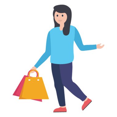 Satın alma, Alışveriş Vektörü İllüstrasyon simgesi kolayca değiştirilebilir