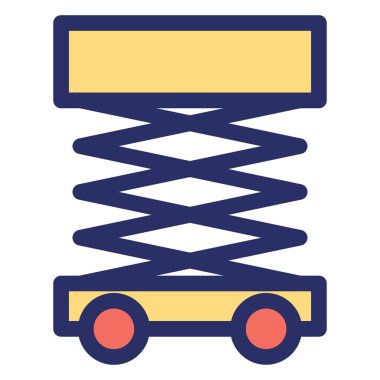 Tuğla toplama makinesi, hata ayıklama Vektör Simgesi Kolayca değiştirilebilir veya düzenlenebilir