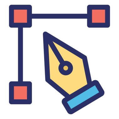Kolayca değiştirilebilen veya düzenlenebilen resmedilmiş Vektör Simgesini çiz
