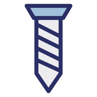 Kolayca değiştirilebilir veya düzenlenebilir kazma aracı, ahşap kesici izole Vektör Simgesi