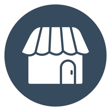 Ev, pazar izole edilmiş vektör simgesi kolayca değiştirilebilir ya da düzenlenebilir