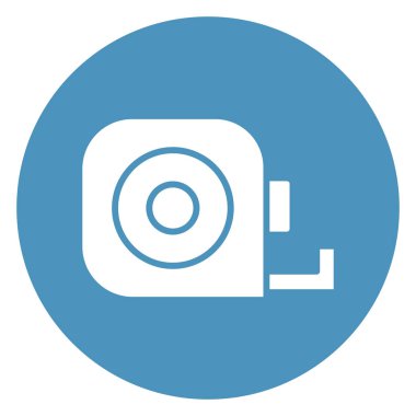 Kolayca değiştirilebilen veya düzenlenebilen mezura, ölçeklendirilmiş Vektör Simgesi