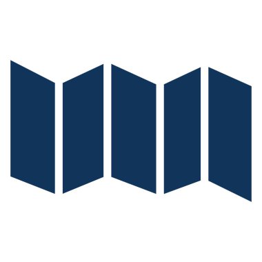 Reklam, mavi yazdırılmış Vektör Simgesi Kolayca değiştirilebilir veya düzenlenebilir