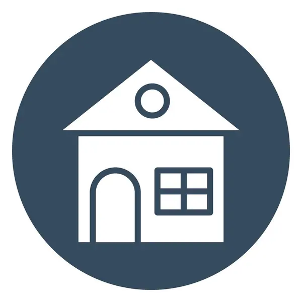 Building Cottage Isolated Vector Icon Which Can Easily Modified Edited — 스톡 벡터