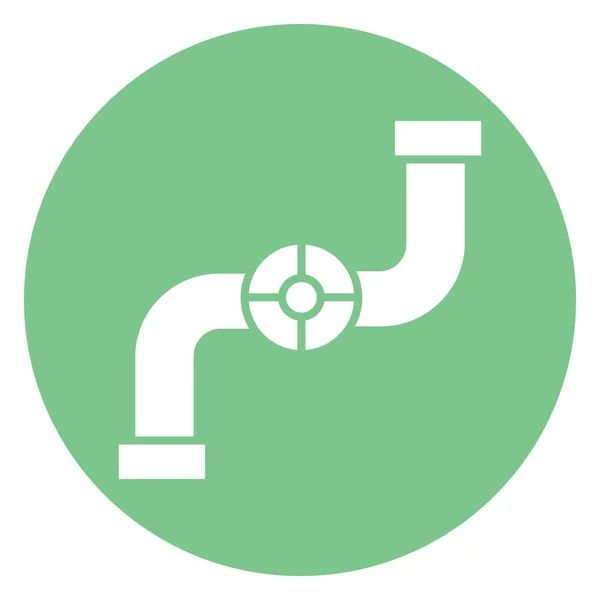 Faucet Gas Tap Isolated Vector Icon Which Can Easily Modified — Stock Vector