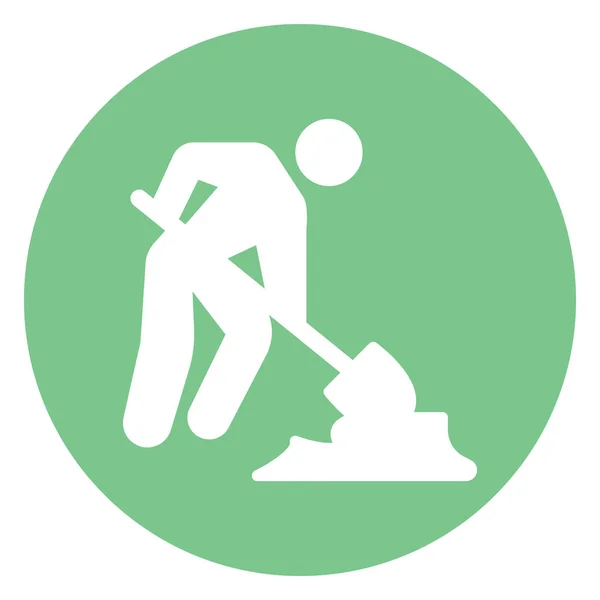 Construction Dig Isolated Vector Icon Which Can Easily Modified Edited — Stock Vector