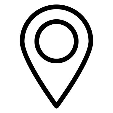 GPS, Kolayca değiştirilebilen veya düzenlenebilen izole edilmiş Vektör Simgesi
