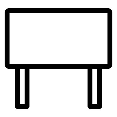 Tahta, karatahta Kolayca değiştirilebilir veya düzenlenebilir Vektör Simgesi