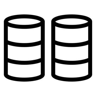 Namlu, beton varil izole Vektör Simgesi Kolayca değiştirilebilir veya düzenlenebilir