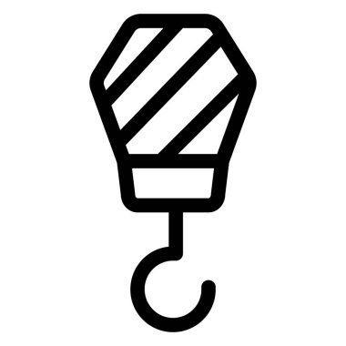 Taşıyıcı kaldırıcı, kaldırıcı Kolayca değiştirilebilir veya düzenlenebilir Vektör Simgesi