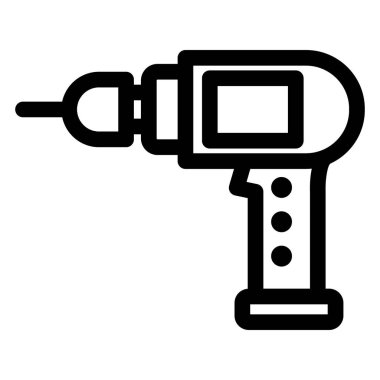 Kazı makinesi, izole edilmiş Vektör Simgesi Kolayca değiştirilebilir veya düzenlenebilir