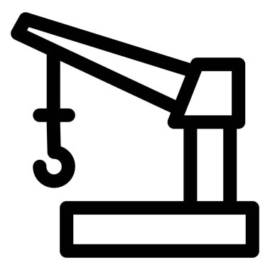 Taşıyıcı kaldırıcı Kolayca değiştirilebilir veya düzenlenebilir Vektör Simgesi