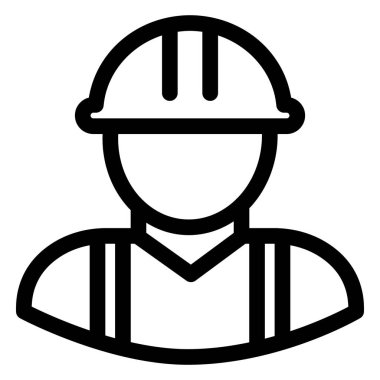 Kolayca değiştirilebilen ya da düzenlenebilen Mimari, Avatar Ayırılmış Vektör Simgesi