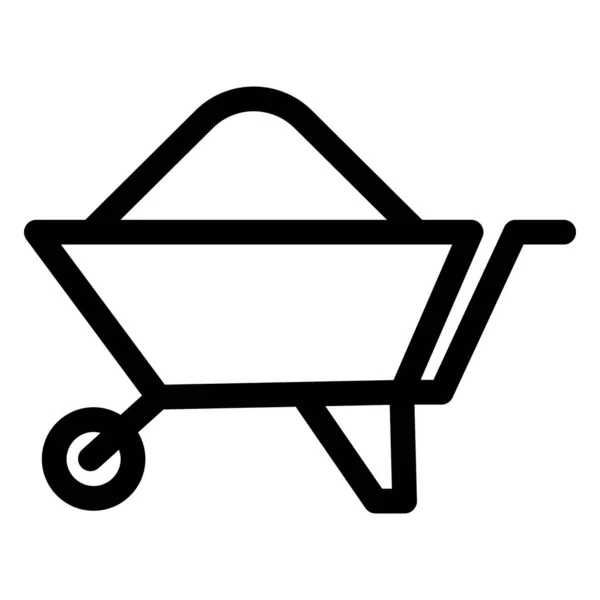 Buggy Buggy Construction Isolated Vector Icon Which Can Easily Modified — 스톡 벡터