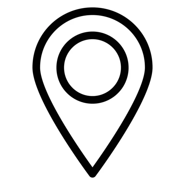 Gps Location Isolated Vector Icon Which Can Easily Modified Edited — 스톡 벡터