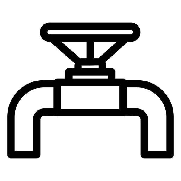 Faucet Nal Isolated Vector Icon Which Can Easily Modified Edited — Stock Vector