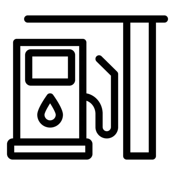 填充泵 灌装站隔离矢量图标 易于修改或编辑 — 图库矢量图片