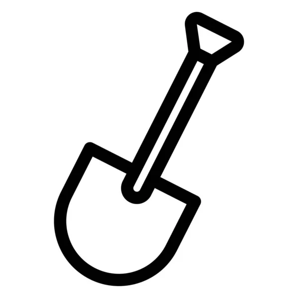 Dig Tool Diy Isolated Vector Icon Which Can Easily Modified — 图库矢量图片