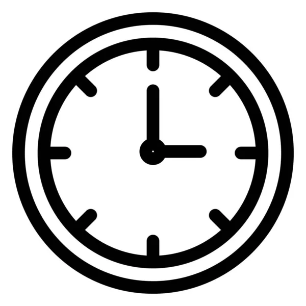 Clock Schedule Isolated Vector Icon Which Can Easily Modified Edited — 스톡 벡터