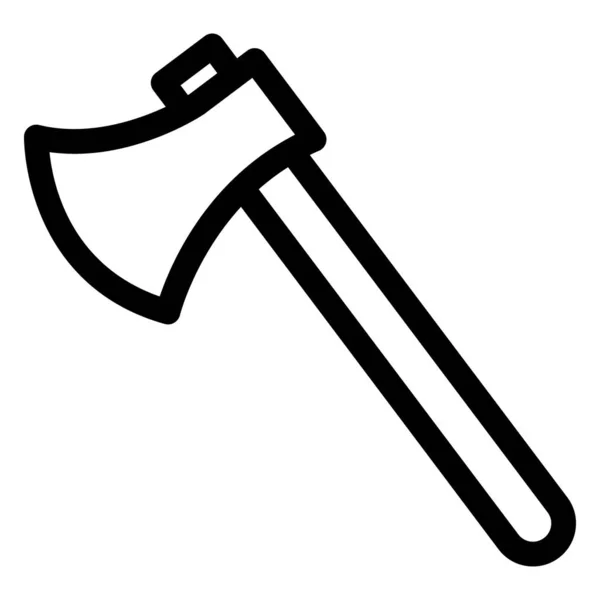 Axe Axe Tool Isolated Vector Icon Which Can Easily Modified — 스톡 벡터