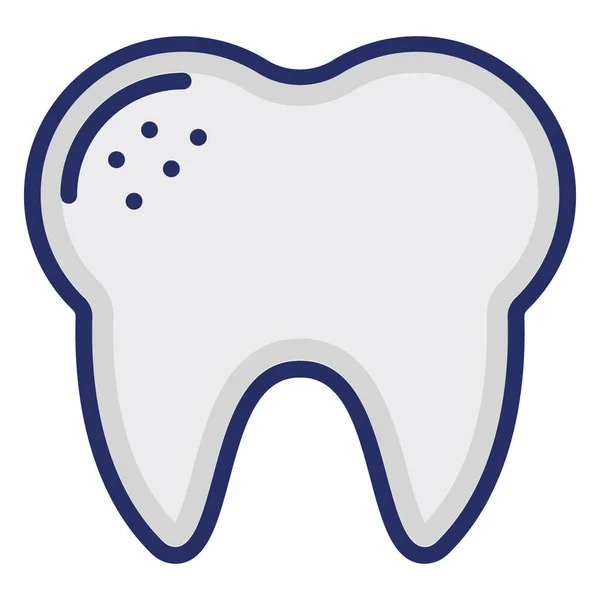 Icona Vettoriale Isolata Dentale Che Può Essere Facilmente Modificata Modificata — Vettoriale Stock